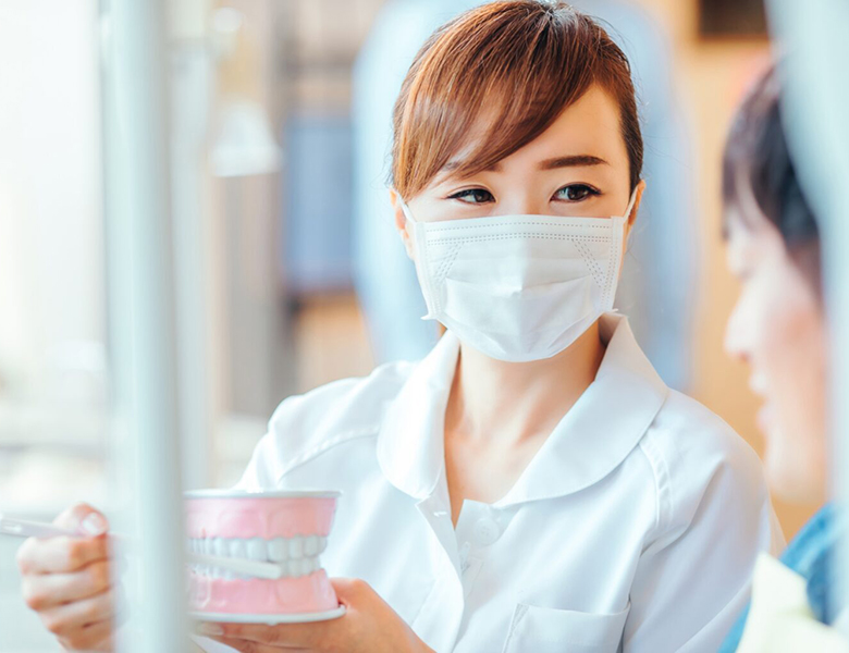 印西市の歯医者、千葉ニュータウンデンタルクリニックのお口の健康診断（口腔機能検査）について